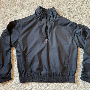 NWOT Girls Athleta Black Windbreaker Jacket, Allyson Felix L/12
